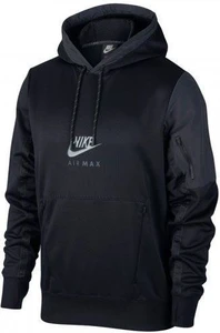 Толстовка Nike M NSW AIR MAX PK PO HOODIE черная CU0115-010