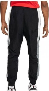 Штаны спортивные Nike NSW WR WVN SIGNATURE серо-черные CJ5484-011