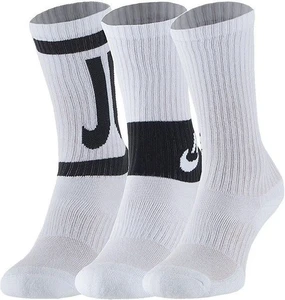Шкарпетки підліткові Nike EVERY CUSH CREW 3PR - HBR біло-чорні SX6839-100
