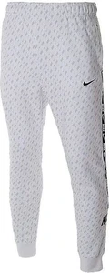 Спортивные штаны Nike NSW REPEAT FLC JOGGER PRNT бело-серые DD3776-100