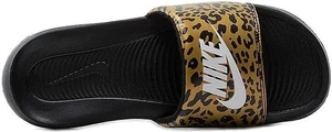 Шлепанцы женские Nike VICTORI ONE SLIDE PRINT светло-коричнево-черные CN9676-700
