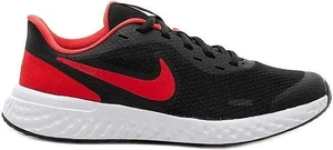 Кросівки підліткові Nike REVOLUTION 5 (GS) чорно-червоні BQ5671-017