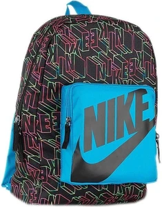 Рюкзак подростковый Nike Classic черно-голубой CU8335-446
