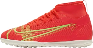Сороконожки (шиповки) подростковые Nike SUPERFLY 8 CLUB TF красные CV0795-600