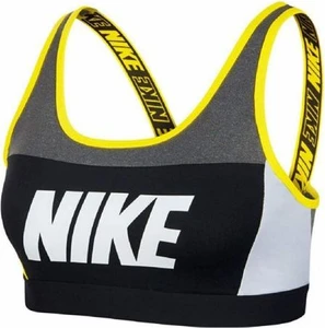 Топік жіночий Nike SPORT DISTRICT CLASSIC BRA чорно-жовтий AQ0142-091