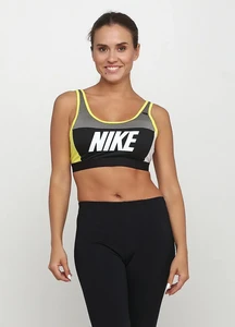 Топик женский Nike SPORT DISTRICT CLASSIC BRA черно-желтый AQ0142-091
