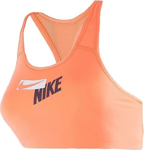 Топ женский Nike SWOOSH LOGO BRA PAD оранжевый CZ4443-854