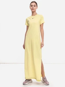 Платье женское Nike NSW ICN CLSH MAXI DRESS желтое DC5290-712