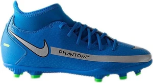 Бутсы детские Nike Phantom GT Club Dynamic Fit MG сине-серые CW6727-400