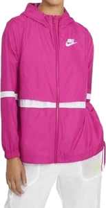 Ветровка женская Nike NSW RPL ESSNTL WVN JKT розово-белая AJ2982-615