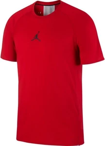 Футболка Nike Jordan AIR SS TOP червоно-чорна CU1022-687