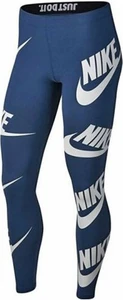 Лосины женские Nike NSW LGGNG SSNL LEG A SEE бело-синие 883655-474