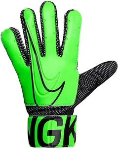 Вратарские перчатки детские Nike GK MATCH JR-FA19 салатово-черные GS3883-398