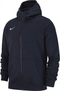Толстовка подростковая Nike Team Club 19 Full-Zip Hoodie Lifestyle синяя AJ1458-451