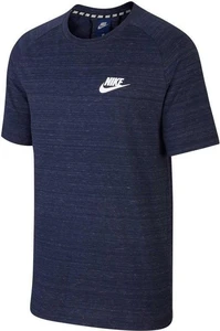 Футболка Nike M NSW AV15 TOP KNIT SS синяя 885927-451