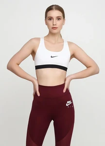 Топик женский Nike PRO CLASSIC BRA бело-черный 650831-100