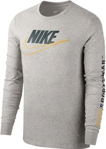 Лонгслив Nike NSW TEE LS GX PACK 2 серый 929372-063