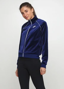 Олімпійка жіноча Nike NSW TRK JKT VELOUR синя AQ7977-478
