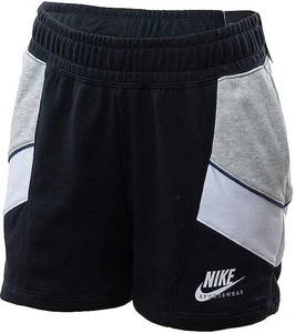 Шорты женские Nike HERITAGE SHORT черно-бело-серые CZ9302-010