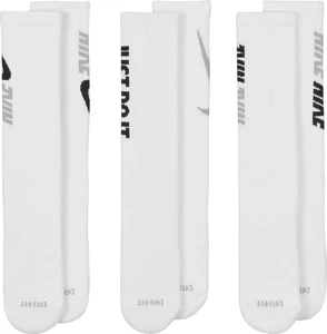 Носки Nike EVERYDAY PLUS CUSH CREW 3 белые DD1526-100 (3 пары)