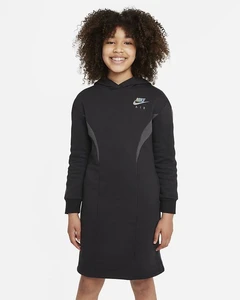 Платье подростковое Nike NSW AIR FLC DRESS черное DD7159-010
