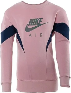 Толстовка подростковая Nike NSW AIR FT BF CREW розовая DD7135-630