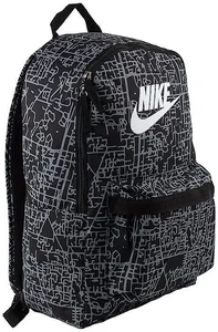 Рюкзак Nike HERITAGE BKPK- FA21 AOP2 чорно-сірий DC5096-010