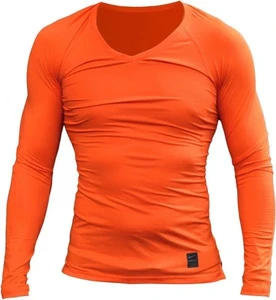 Термо футболка Nike GFA NP HPRCL TOP LS COMP PR оранжевая 927209-891