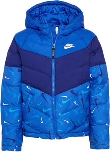 Куртка подростковая Nike SYNFIL JKT BRNDMK AOP синяя DD8590-480