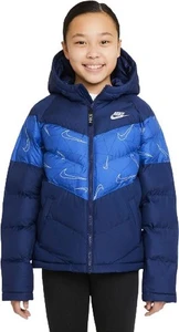 Куртка подростковая Nike SYN FILL AOP JACKET темно-синяя DJ8530-492