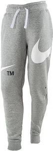 Штаны спортивные подростковые Nike FLC SWOOSH PANT серые DD8721-063