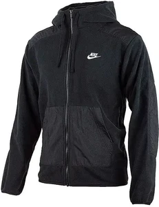 Олимпийка (мастерка) с капюшоном Nike SPE+ FLC FZ TOP WINTER черная DD4882-010