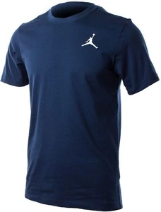 Футболка Nike Jordan MJ JUMPMAN EMB SS CREW темно-синя DC7485-410