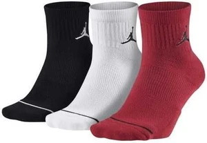 Носки Nike Jordan Unisex Jumpman High-Intensity Quarter Sock (3 Pair) разноцветные SX5544-011