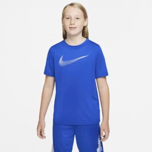 Футболка подростковая Nike DF HBR SS TOP синяя DM8535-480