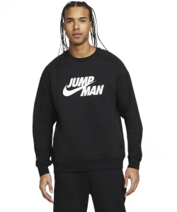Свитшот Nike Jordan JMPMN FLC CREW черный DJ0240-010