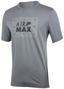 Футболка Nike AIR MAX SS TEE серая DO7239-065