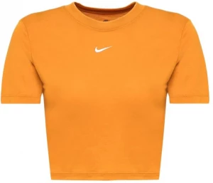 Футболка женская Nike ESSNTL TEE SLIM CRP LBR оранжевая DD1328-738