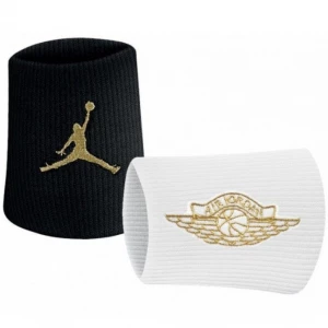 Напульсники Nike Jordan Jumpman X Wings Wristbands чорно-білі J0003598092