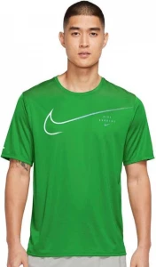 Футболка Nike DF UV RUN DVN MILER GX SS зеленая DM4811-377