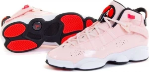 Підліткові кросівки Nike JORDAN 6 RINGS (GS) рожеві 323419-602