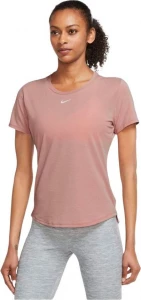 Жіноча футболка Nike W NK ONE LUXE DF SS STD TOP рожева DD0618-609