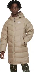Куртка подростковая Nike K NSW SYNFL HD PRKA коричневая DX1268-247