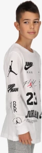 Лонгслів підлітковий Nike JORDAN LEVEL UP білий 95B834-001