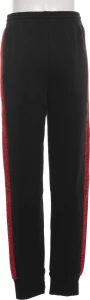 Спортивні штани підліткові Nike JORDAN JDB AIR SPECKLE FLC PANT чорно-червоні 95B783-023