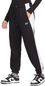 Спортивные штаны женские Nike W NSW IC FLC PANT CE черно-белые DQ7112-010