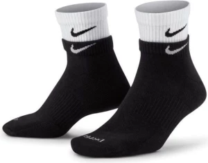 Шкарпетки Nike U NK EVERYDAY PLUS CUSH ANKLE чорно-білі DH4058-011