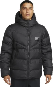 Куртка Nike M NSW SF WR PL-FLD AIR MAX JKT черная DX2039-010