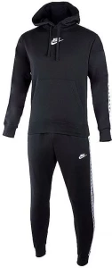 Спортивный костюм Nike M NK CLUB FLC GX HD TRK SUIT черный DM6838-010