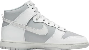 Кеды Nike DUNK HI RETRO бело-серые DJ6189-100